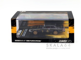 INNO64 Jaguar XJ-S #7 John Player Special Macau Guia Race 1984 Winner Tom Walkinshaw Black Gold 1:64