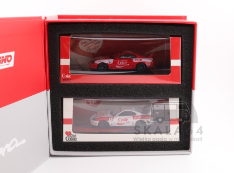 Toyota Supra A80 Coca-Cola & Diet Coke INNO64 x DPLS Hong Kong Toycar Salon 2025 Box Set