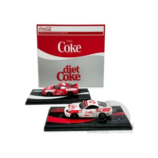 INNO64 HKTS 2025 Toyota Supra A80 Coca-Cola & Diet Coke INNO64 x DPLS Box Set 1:64