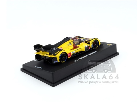 Model samochodu Ferrari 499P #83 Winner 24h LeMans 2025 Kubica Hanson Ye w skali 1:64 - tył