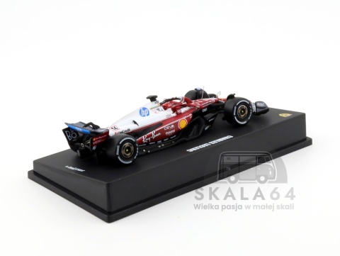 Model bolidu F1 Ferrari SF-25 #16 Niki Lauda Tribute Livery Italian GP 2025 Monza Charles Leclerc w skali 1:64 - bok