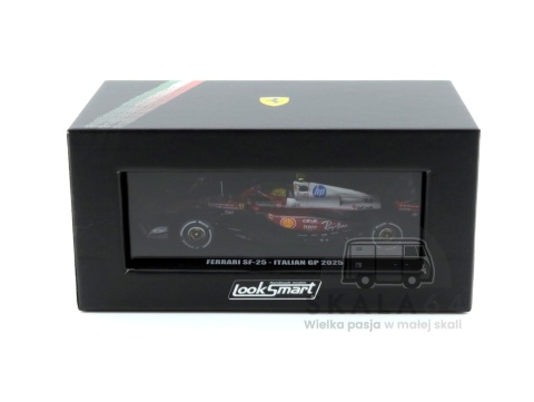 LOOKSMART Ferrari SF-25 #44 Niki Lauda Tribute Livery Italian GP 2025 Monza Lewis Hamilton 1:64
