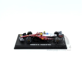LOOKSMART Ferrari SF-25 #44 Niki Lauda Tribute Livery Italian GP 2025 Monza Lewis Hamilton 1:64