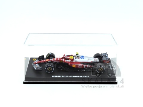 LOOKSMART Ferrari SF-25 #44 Niki Lauda Tribute Livery Italian GP 2025 Monza Lewis Hamilton 1:64