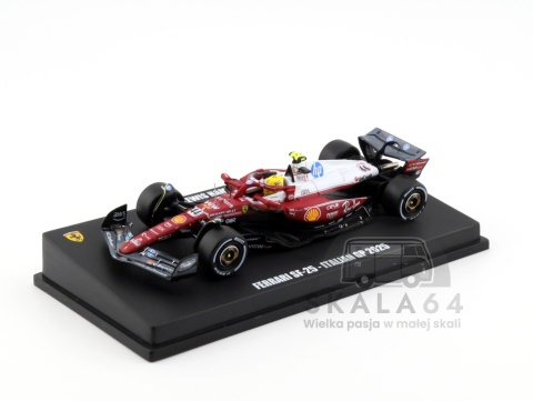 LOOKSMART Ferrari SF-25 #44 Niki Lauda Tribute Livery Italian GP 2025 Monza Lewis Hamilton 1:64