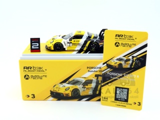 ALMOST REAL Porsche 911 992 GT3 R #7 Absolute Racing 2nd Suzuka 1000km 2025 K. Estre P. Pilet L. Vanthoor 1:64