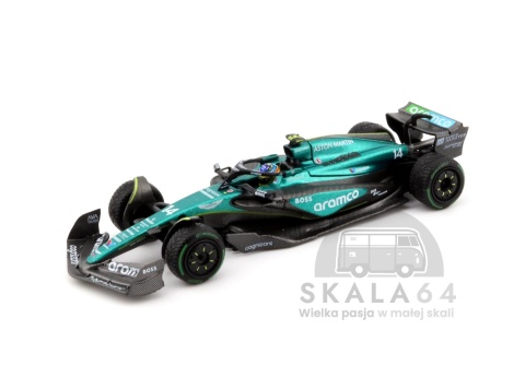 Model bolidu F1 Aston Martin AMR24 #14 2024 F1 Canadian GP Fernando Alonso - przód
