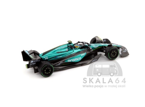 Model bolidu F1 Aston Martin AMR24 #14 2024 F1 Canadian GP Fernando Alonso - tył