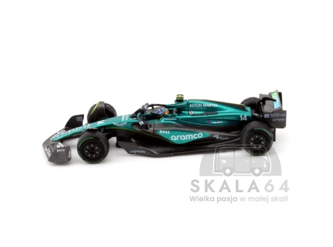 Model bolidu F1 Aston Martin AMR24 #14 2024 F1 Canadian GP Fernando Alonso - bok