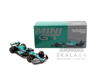 MINI GT Aston Martin AMR24 #18 2024 F1 2024 Canadian GP Lance Stroll MGT01114-L 1:64