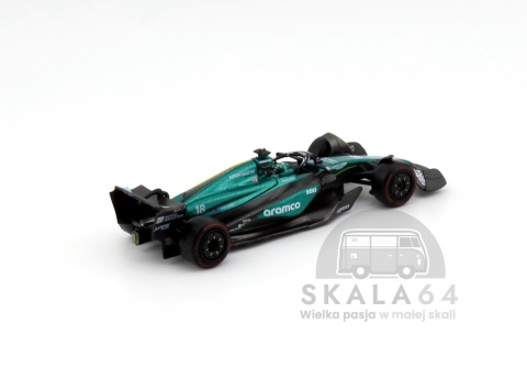 MINI GT Aston Martin AMR24 #18 2024 F1 2024 Bahrain GP Lance Stroll MGT01001-L 1:64