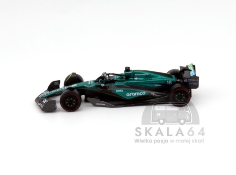 MINI GT Aston Martin AMR24 #18 2024 F1 2024 Bahrain GP Lance Stroll MGT01001-L 1:64
