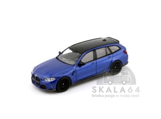MINI GT BMW M3 Competition Touring Portimao Blue Metallic LHD MGT01090-L 1:64
