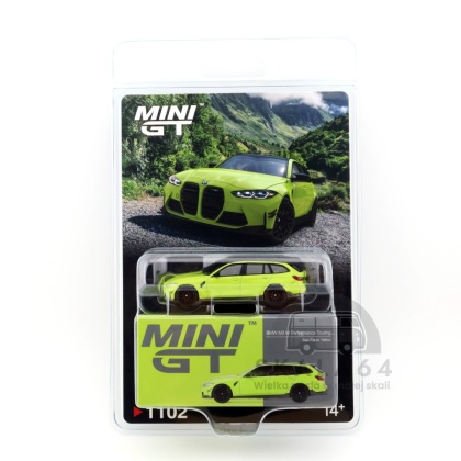 MINI GT BMW M3 Performance Touring Sao Paulo Yellow LHD MGT01102-BL 1:64