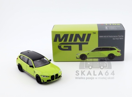 MINI GT BMW M3 Performance Touring Sao Paulo Yellow LHD MGT01102-L 1:64