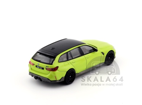Model samochodu BMW M3 Performance Touring Sao Paulo Yellow w skali 1:64 - tył