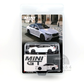 MINI GT BMW M5 Alpine White LHD MGT01092-BL 1:64
