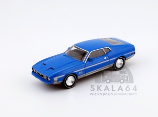 MINI GT Ford Mustang Mach 1 Grabber Blue LHD MGT01138-L 1:64