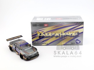 MINI GT Kaido House 235 Nissan Silvia S13-R Kaido Drift V1 GReddy 1:64 KHMG235