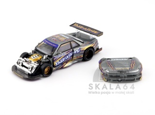MINI GT Kaido House 235 Nissan Silvia S13-R Kaido Drift V1 GReddy 1:64 KHMG235