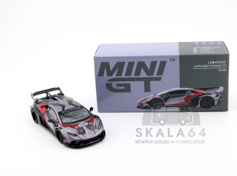 Model samochodu LB WORKS Lamborghini Huracan GT RONIN w skali 1:64 - kartonik