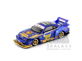 MINI GT Nissan LB-Super Silhouette S15 Silvia #555 Liberty Walk 2025 Formula Drift Halloween Special RHD MGT01185-R 1:64