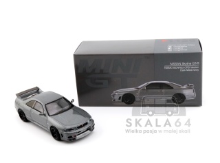 MINI GT Nissan Skyline GT-R NISMO R33 CRS Version Dark Metal Gray RHD MGT01128-BL 1:64