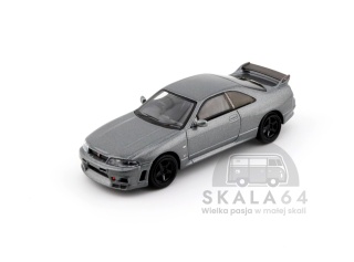 MINI GT Nissan Skyline GT-R NISMO R33 CRS Version Dark Metal Gray RHD MGT01128-R 1:64