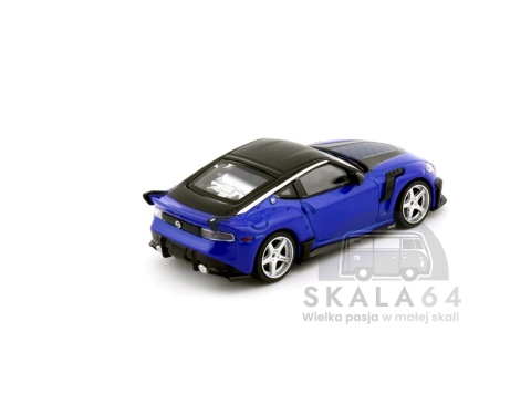 Model samochodu Nissan Z VeilSide FFZ400 Seiran Blue w skali 1:64 - tył