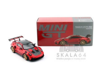 MINI GT Porsche 911 992 GT3 RS Weissach Package Guards Red LHD MGT01060-BL 1:64