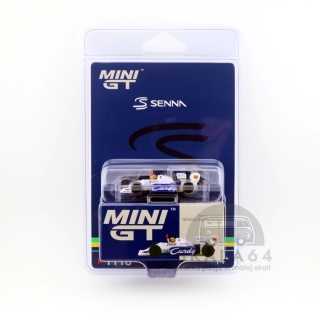 MINI GT Toleman TG184 #19 1984 Monaco Grand Prix Ayrton Senna MGT01118-BL 1:64