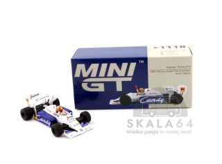 MINI GT Toleman TG184 #19 1984 Monaco Grand Prix Ayrton Senna MGT01118-BL 1:64