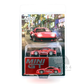 MINI GT Toyota Supra A80 Top Secret GT-300 Red Chrome LHD MGT01132-BL 1:64