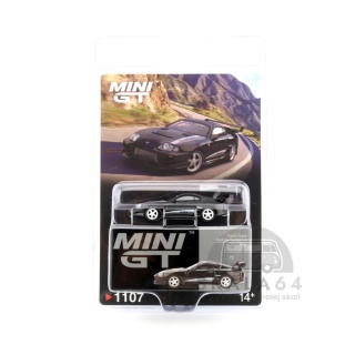MINI GT Toyota Supra VeilSide Combat V-II Black LHD MGT01107-BL 1:64