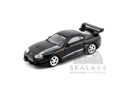 Model samochodu Toyota Supra VeilSide Combat V-II Black w skali 1:64 - przód