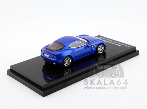 Model samochodu Alfa Romeo 8C Competizione 2008 Metallic Blue w skali 1:64 - tył