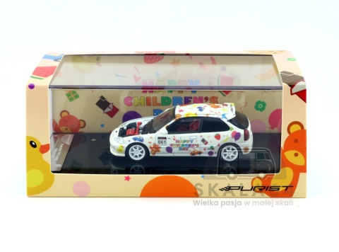 Model samochodu Honda Civic Type R EK9 Happy Children's Day - Limited Edition w skali 1:64 - gablotka