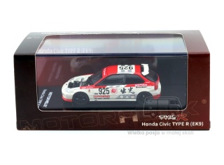 MOTORHELIX Honda Civic Type R EK9 Idemitsu Motion Livery Red 1:64 M65040