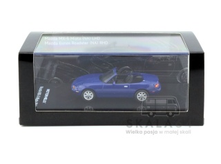 MOTORHELIX Mazda MX-5 Miata NA Spider Roadster LHD Laguna Blue 1:64 M60202L