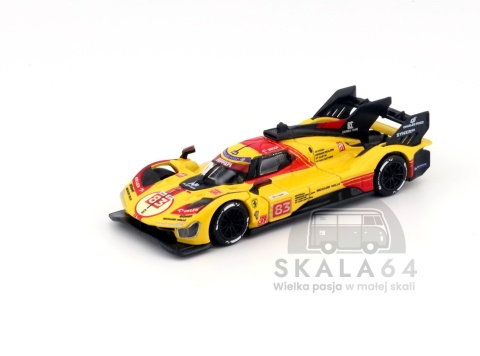 POLISTIL Ferrari 499P #83 24h LeMans 2024 Kubica Shwartzman Ye 1:64