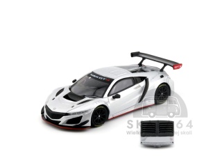 POP RACE PR64-445 Honda NSX GT3 EVO22 Silver Brazilian Event Exclusive ACE 2025 4000 PCS PR640445 1:64