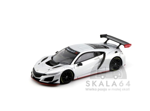 POP RACE PR64-445 Honda NSX GT3 EVO22 Silver Brazilian Event Exclusive ACE 2025 4000 PCS PR640445 1:64