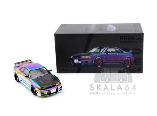 POP RACE PR64-425 Nissan Skyline GT-R R33 Magic Chrome Vancouver Edition PR640425 1:64