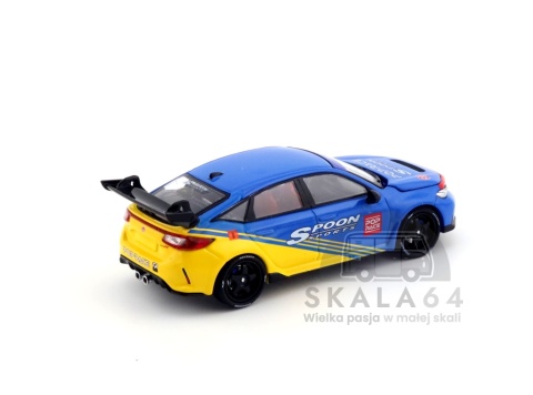 Model samochodu Honda Civic Type R FL5 Spoon Sports Tokyo Auto Salon Hong Kong 2025 w skali 1:64 - tył