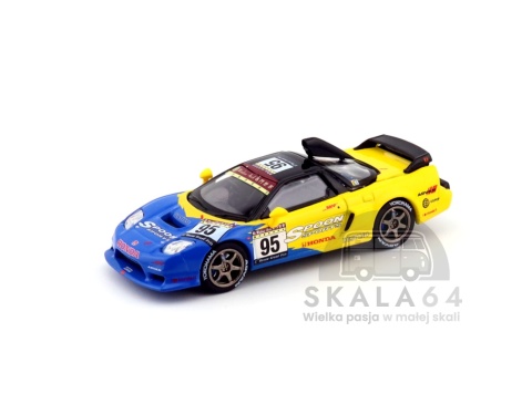 Model samochodu Honda NSX-R GT Macau GP Spoon Sports Tokyo Auto Salon Hong Kong 2025 w skali 1:64 - przód