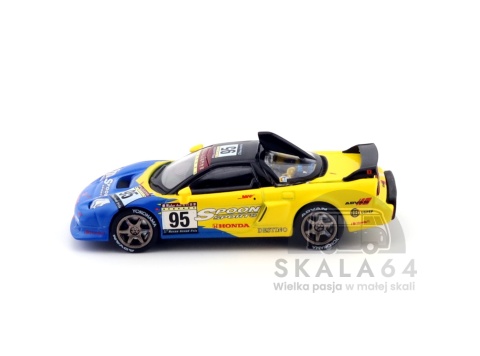 Model samochodu Honda NSX-R GT Macau GP Spoon Sports Tokyo Auto Salon Hong Kong 2025 w skali 1:64 - bok