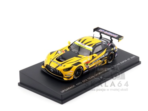Model samochodu Mercedes-AMG GT EVO #18 Team UpGarage GT300 Super GT 2025 T. Kobayashi - Y. Nomura w skali 1:64 - przód