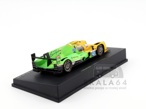 Model samochodu Oreca 07 - Gibson #43 Inter Europol Competition Winner LMP2 Class J. Smiechowski - T. Dillmann - N. Yelloly w skali 1:64 - tył