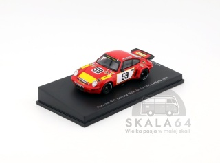 SPARK Porsche 911 Carrera RSR 3.0 #59 24H Le Mans 1975 T. Schenken - H. Ganley 1:64