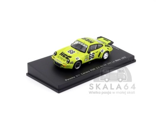 SPARK Porsche 911 Carrera RSR 3.0 #68 24H Le Mans 1975 F. Vetsch G. Verrier J-R. Corthay 1:64
